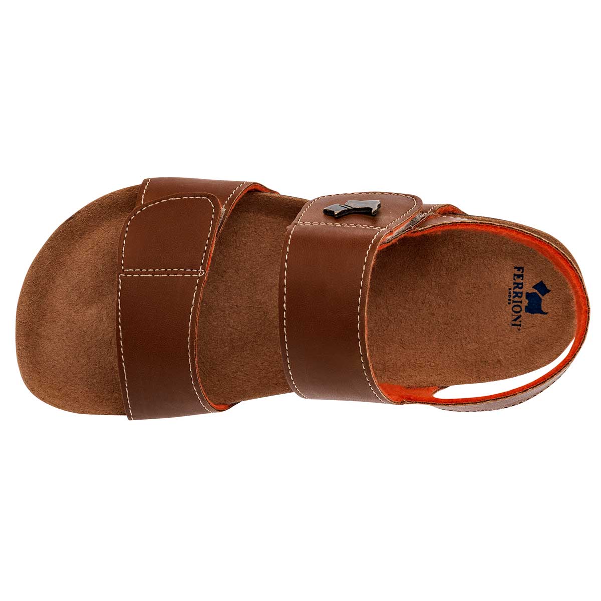 Sandalias Exterior Sintético Color Camel Para Niño De Ferrioni