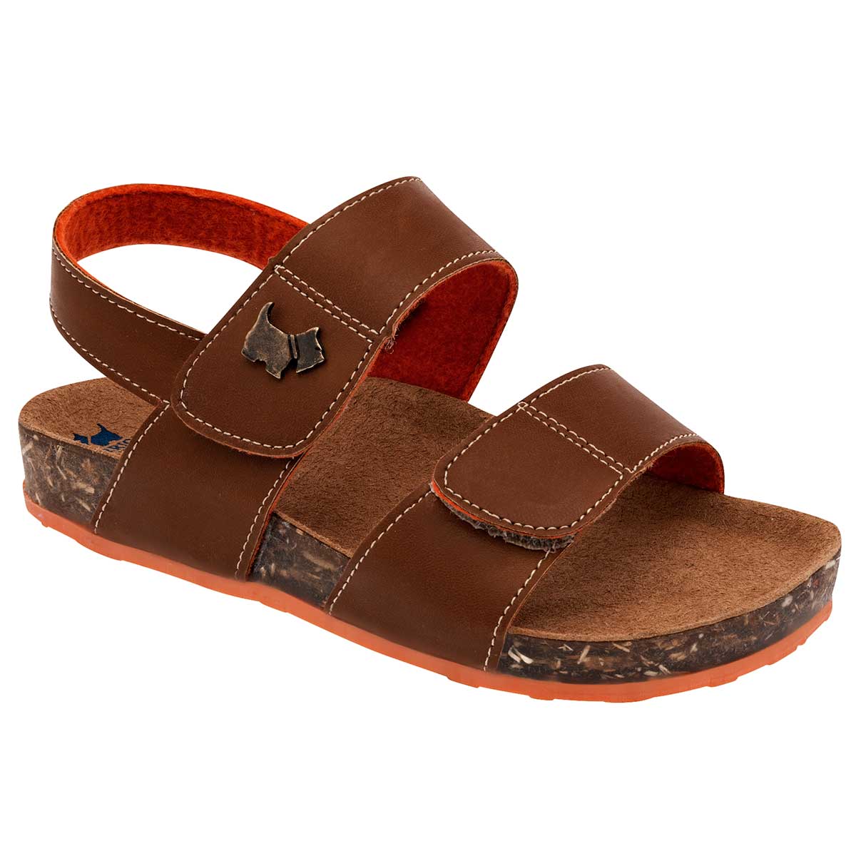 Sandalias Exterior Sintético Color Camel Para Niño De Ferrioni