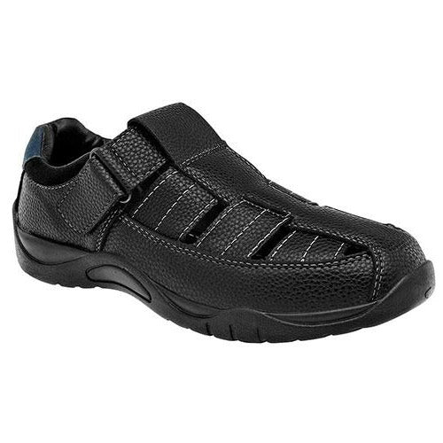 Sandalias Exteriorsintético Color Negro Para Hombre De Iguana