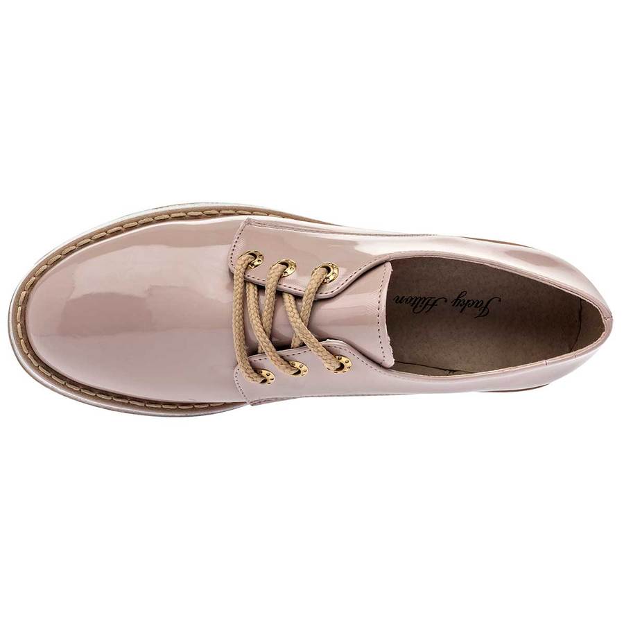 Oxfords Exterior Piel sintética Color Beige Para Mujer De RBCOLLECTION