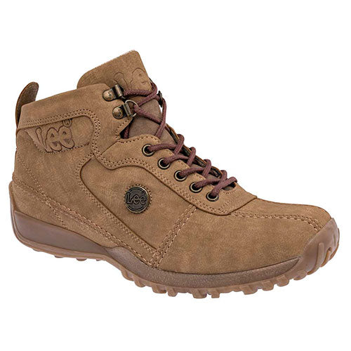 Botas Hiking Exteriorsintético Color Beige  Para Hombre De Lee