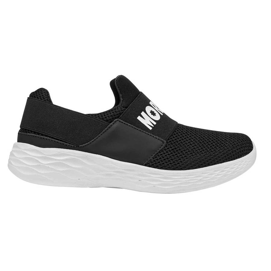 Tenis tipo deportivo Exterior Textil Color Negro Para Mujer De Moramora