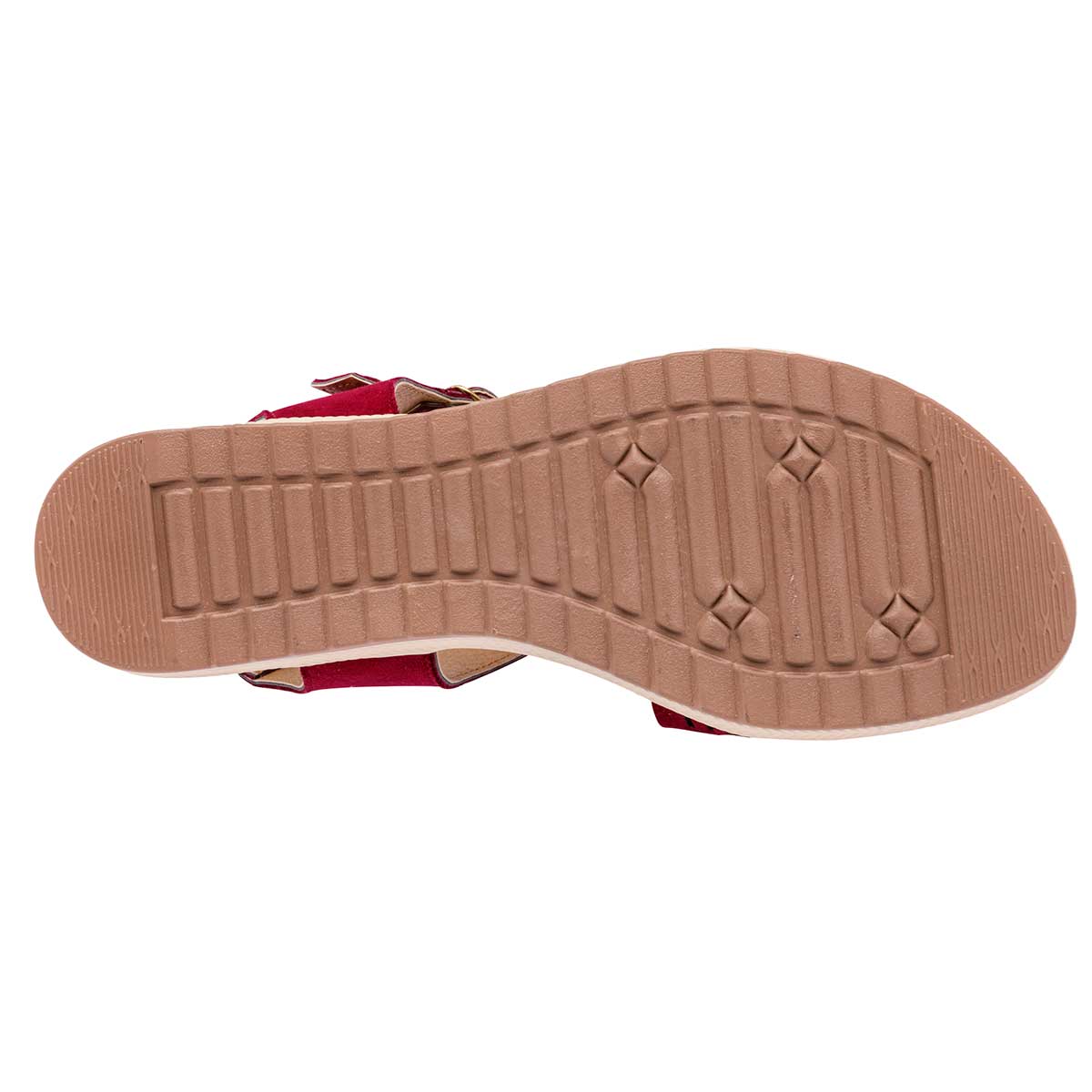 Sandalias de piso Exterior Sintético Color Rojo Para Mujer De Moramora