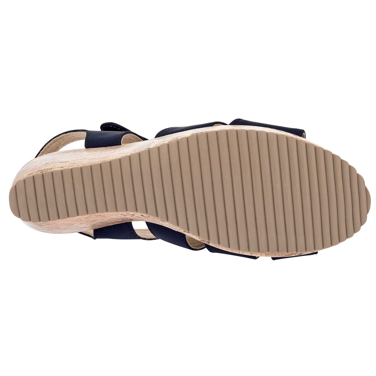 Sandalias con plataforma Exterior Sintético Color Marino Para Mujer De Moramora