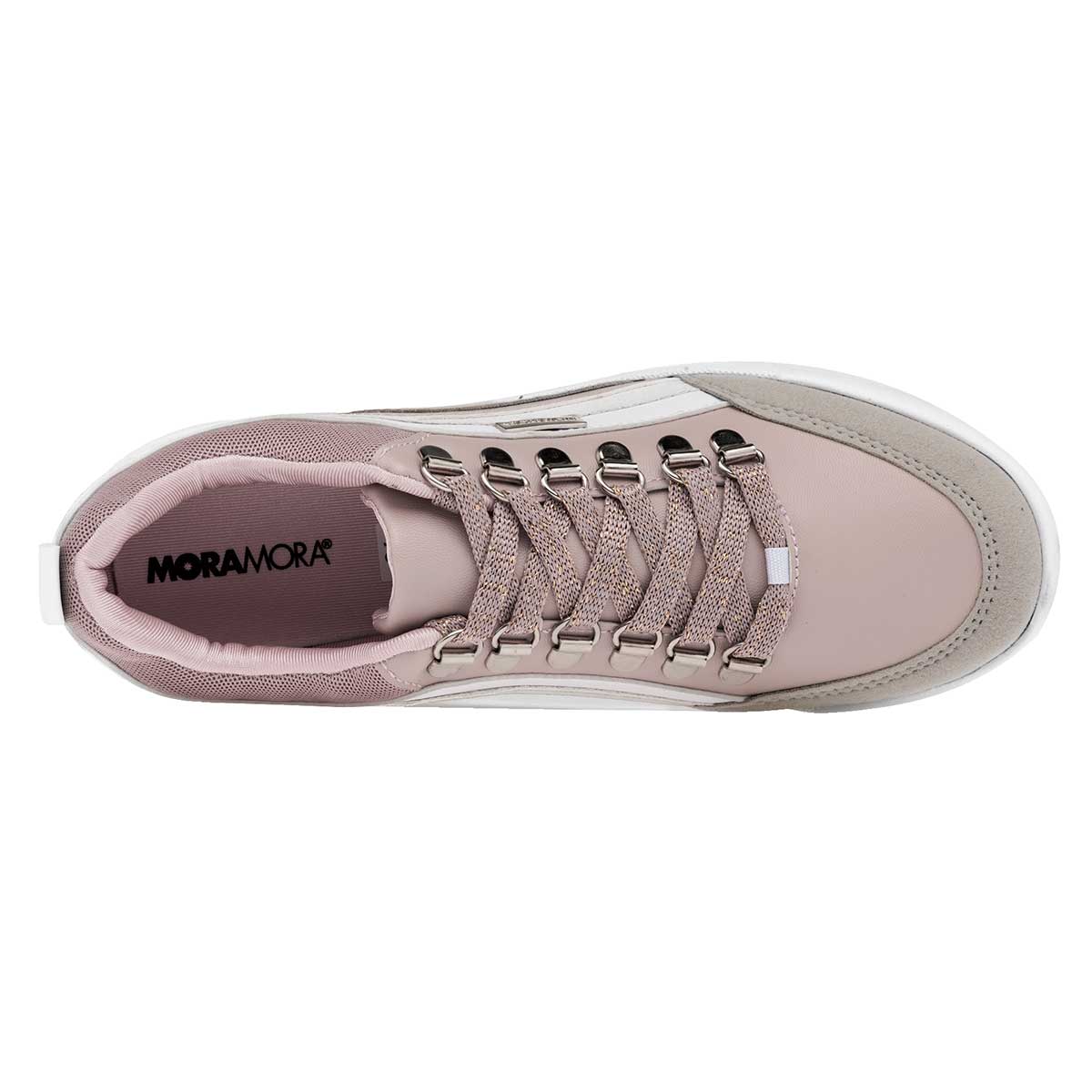 Tenis urbanos Exterior Sintético Color Rosa Para Mujer De Moramora