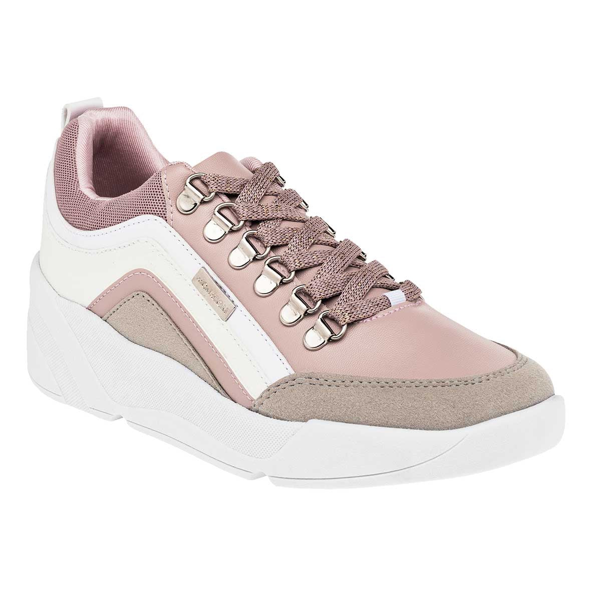 Tenis urbanos Exterior Sintético Color Rosa Para Mujer De Moramora