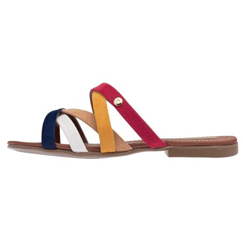 Sandalias de piso Exterior Sintético Color Multicolor Para Mujer De Moramora