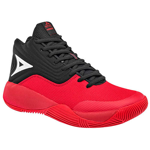 Tenis Deportivos Exteriortextil-Sintético Color Rojo Con Negro Para Hombre De Pirma