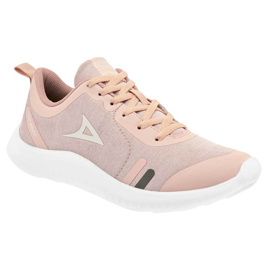 Tenis deportivos Exterior Sintético-Textil Color Beige Con Rosa Para Mujer De Pirma