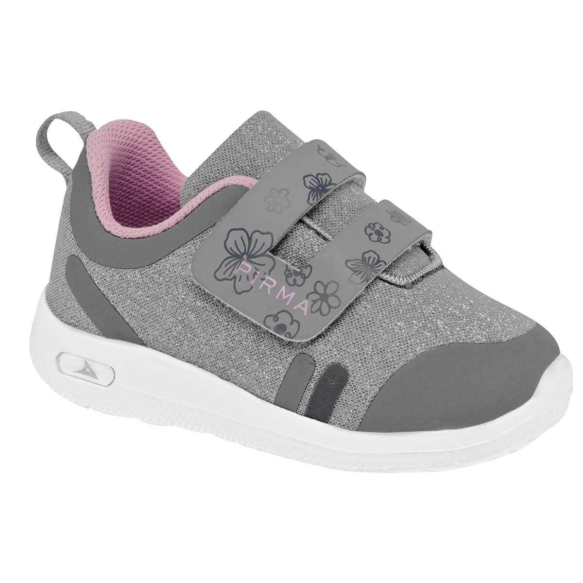 Tenis deportivos Exterior Textil Color Plata Para Niña De Pirma