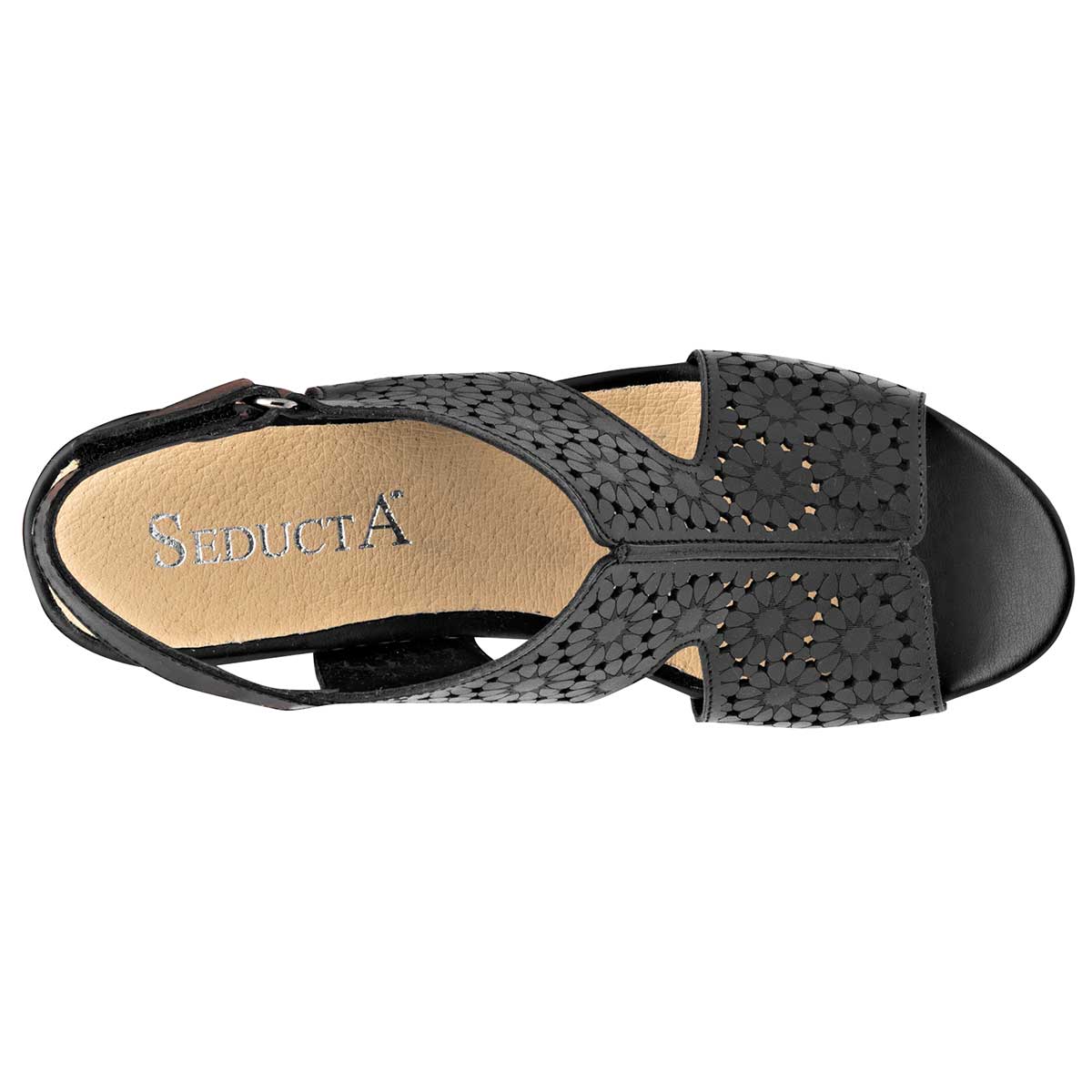 Sandalias con plataforma Exterior Piel Color Negro Para Mujer De Seducta