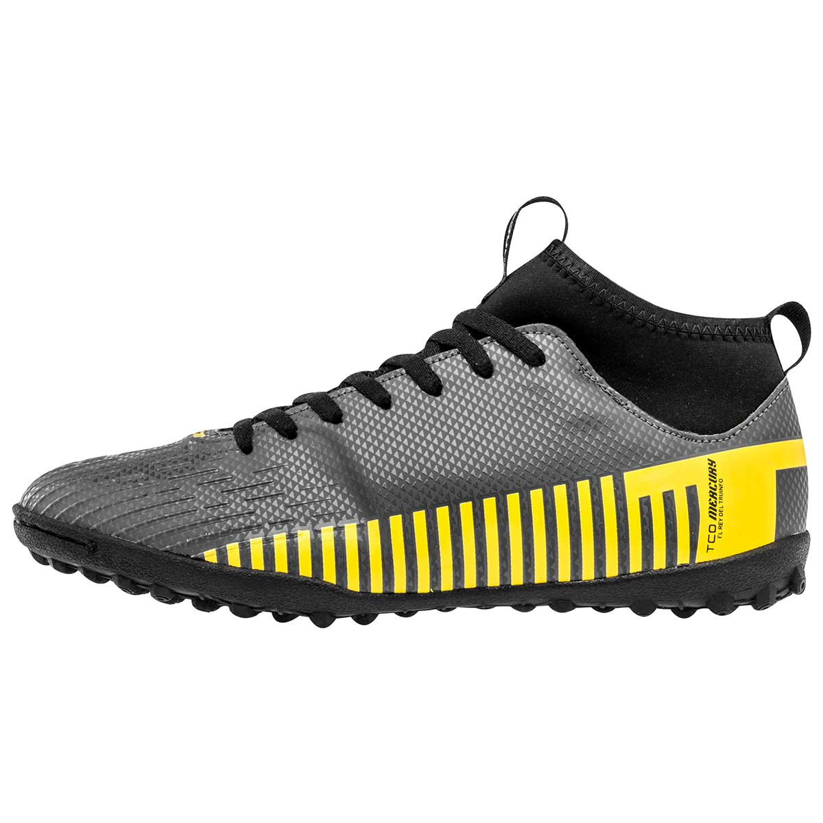 Tenis para fútbol Exterior Sintético Color Gris Con Amarillo Para Hombre De RBCOLLECTION