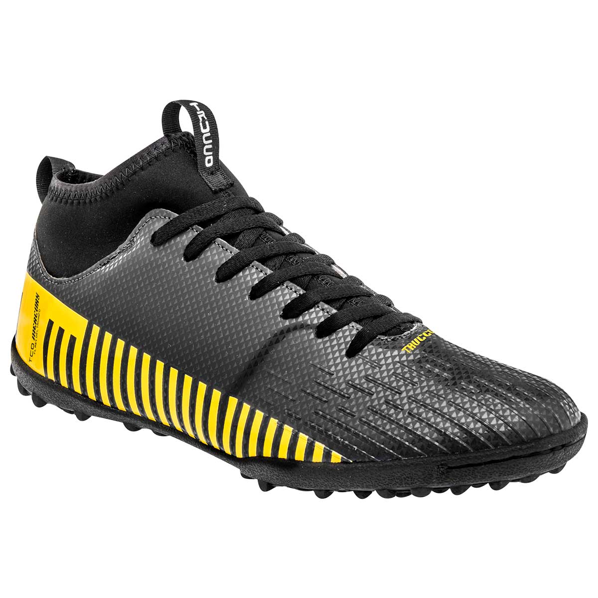 Tenis para fútbol Exterior Sintético Color Gris Con Amarillo Para Hombre De RBCOLLECTION