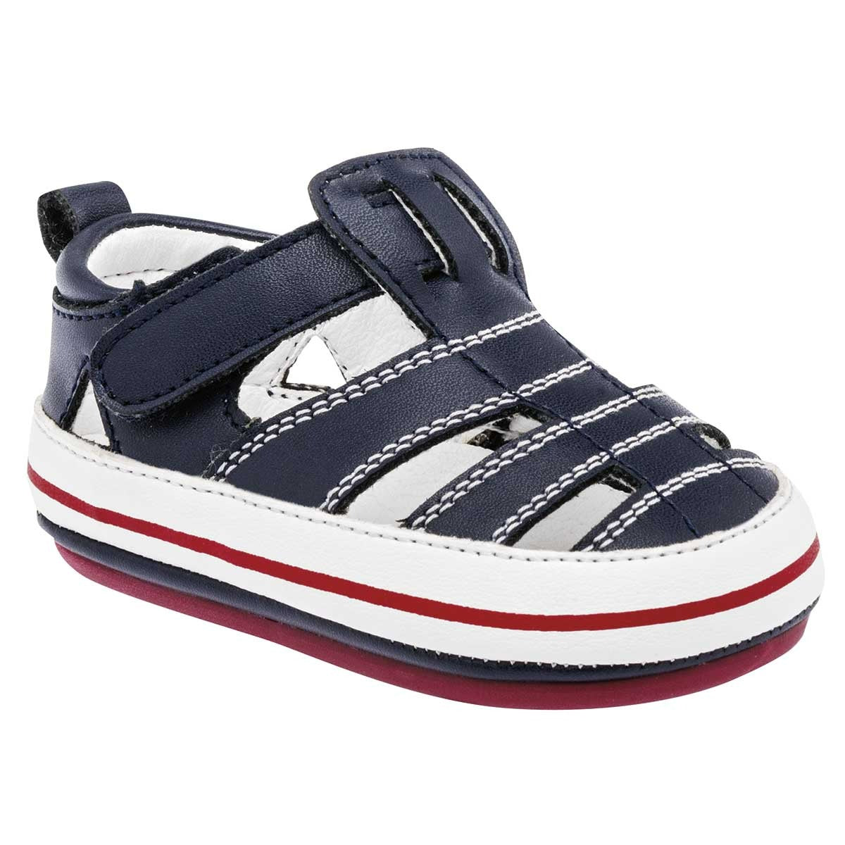 Sandalias Exterior Sintético Color Marino Para Niño De Wos