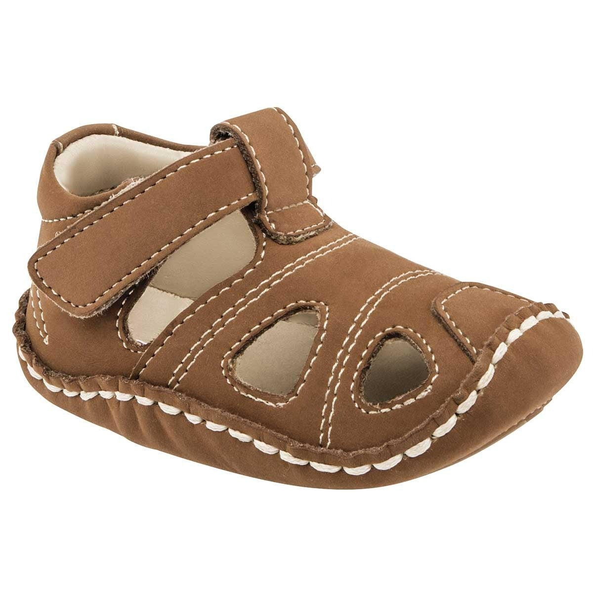 Sandalias Exterior Sintético Color Camel Para Niño De Wos