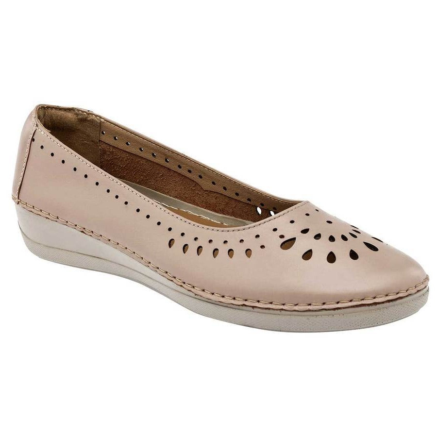 Zapatos confort y diabético Exterior Piel genuina Color Beige Para Mujer De ZOE