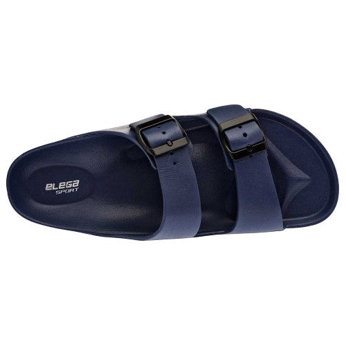 Sandalias Exterior sintético Color Marino Con Negro Para Hombre De Elega