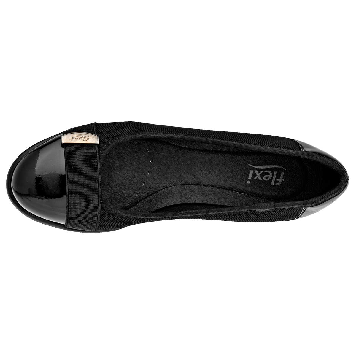 Tacones Exterior Textil Color Negro Para Mujer De Flexi