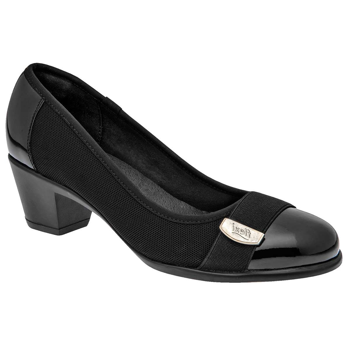 Tacones Exterior Textil Color Negro Para Mujer De Flexi