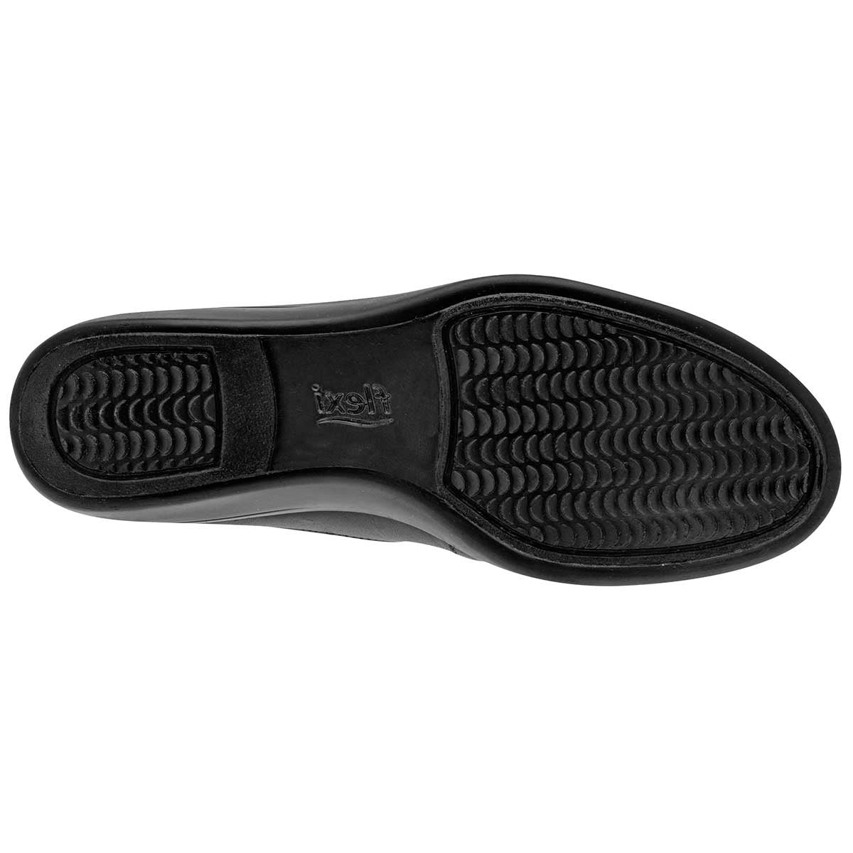 Confort Exterior Piel Color Negro Para Mujer De Flexi