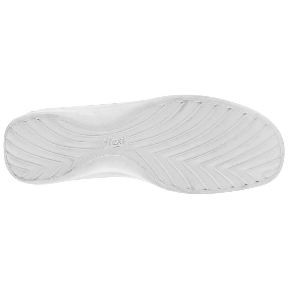 Zapatos confort y diabético Exterior Piel Color Blanco Para Mujer De Flexi