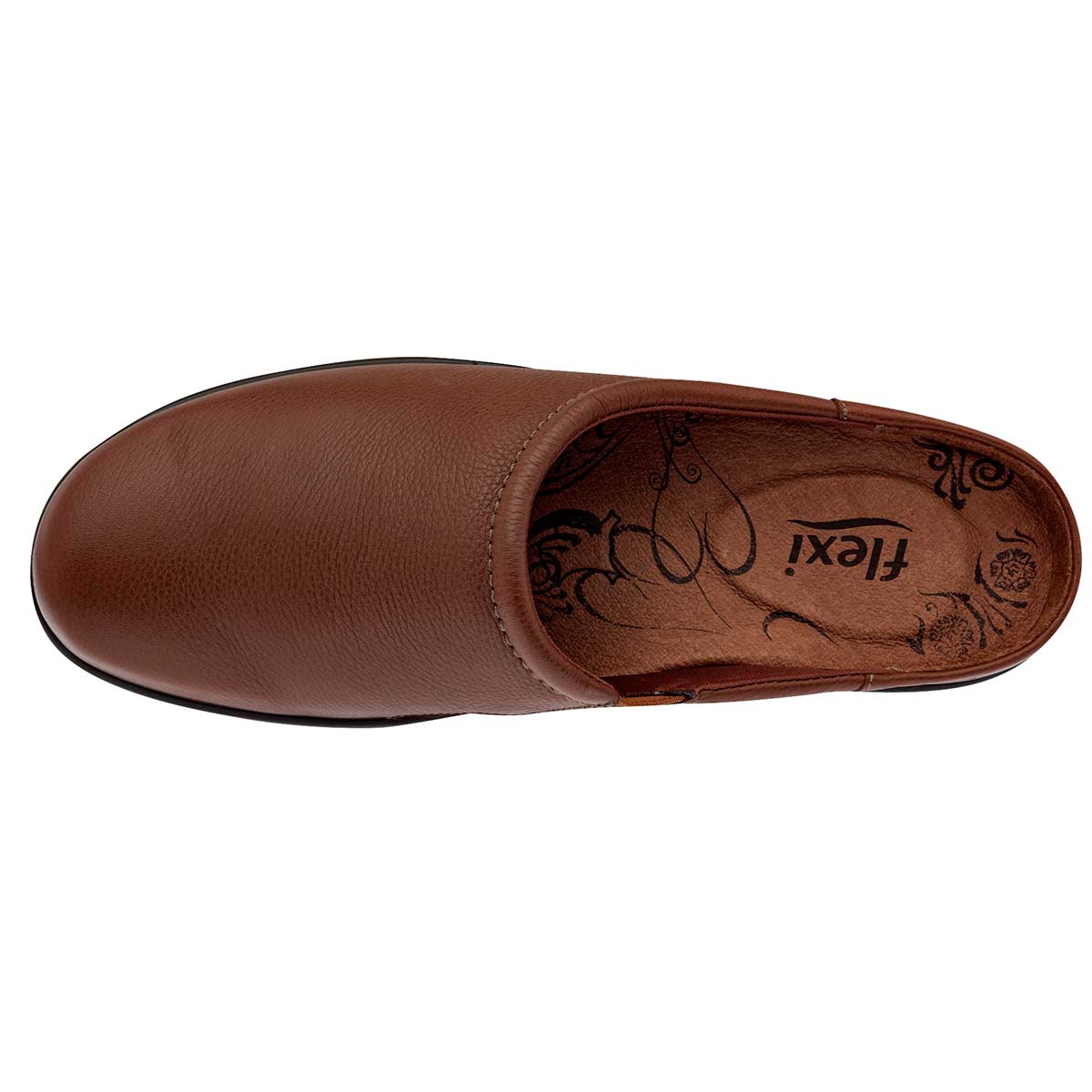 Confort Exterior Piel Color Camel Para Mujer De Flexi