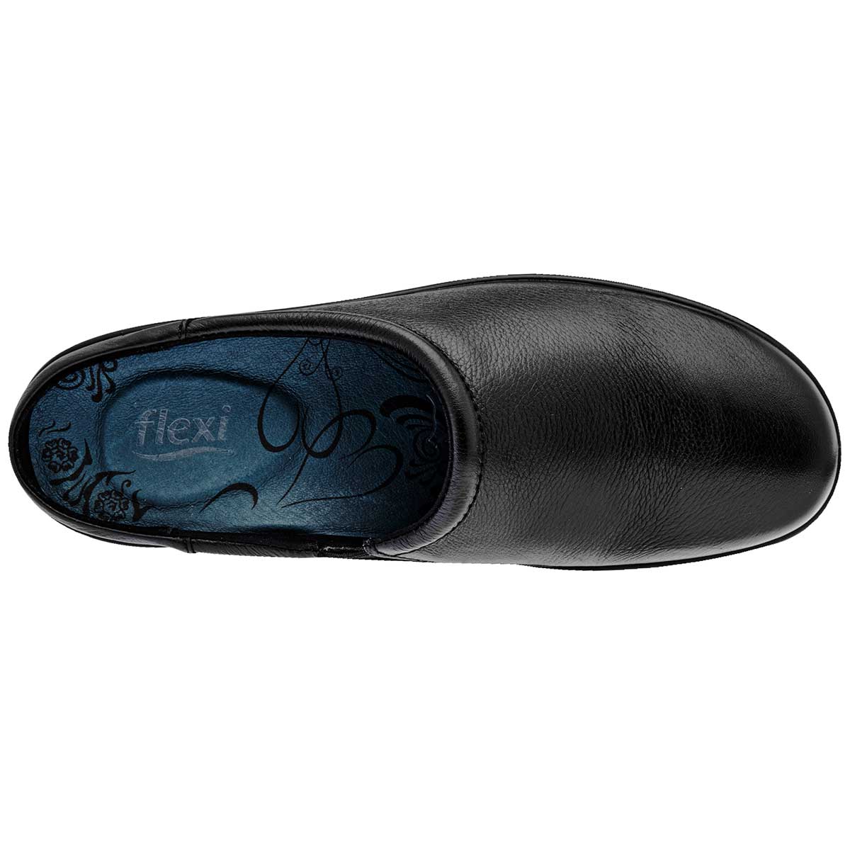 Confort Exterior Piel Color Negro Para Mujer De Flexi