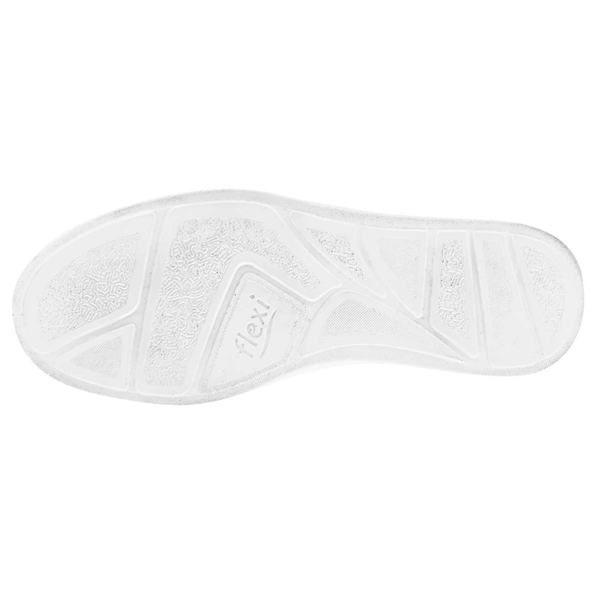 Tenis urbanos Exterior Piel Color Blanco Para Mujer De Flexi