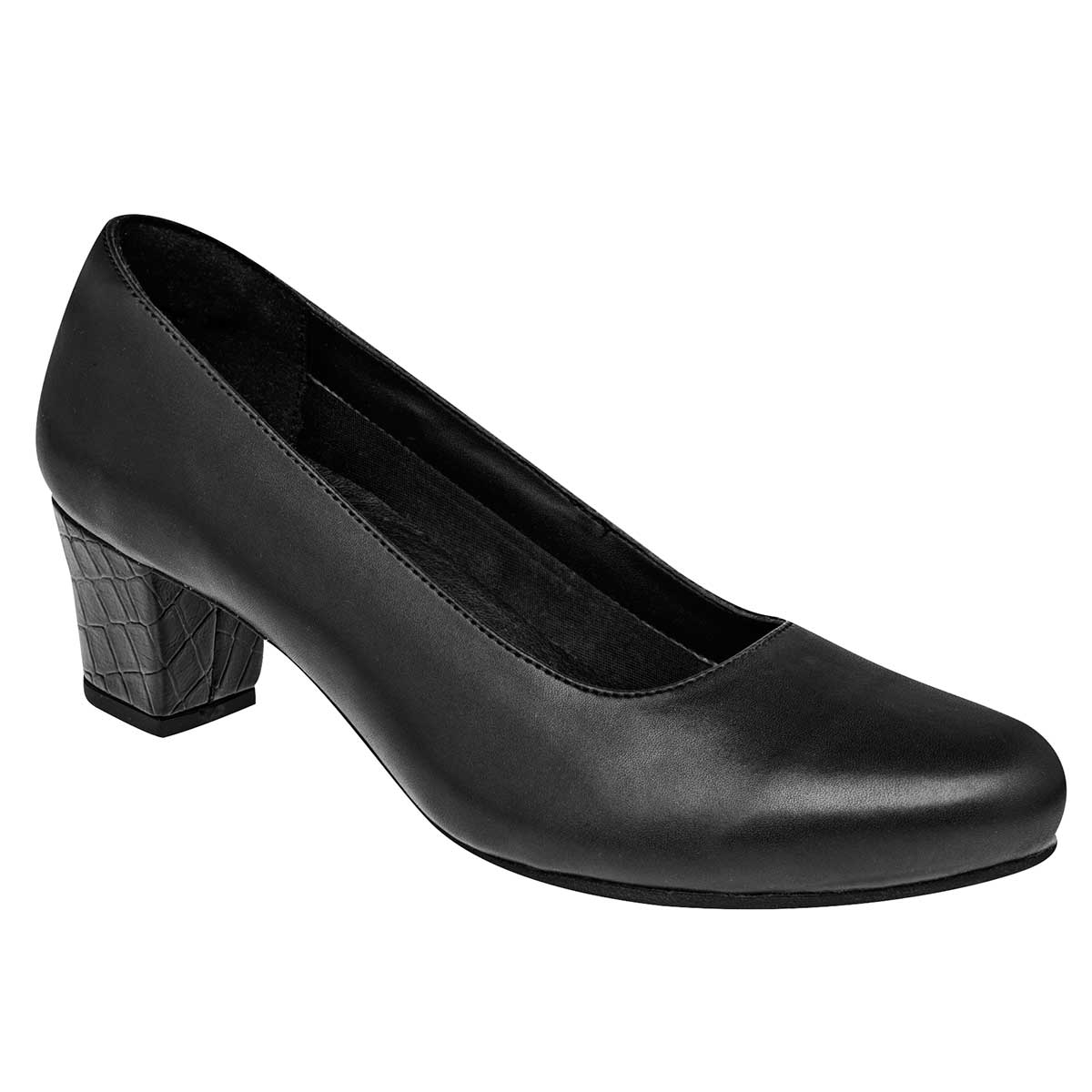 Tacones Exterior Piel sintética Color Negro Para Mujer De Flexi