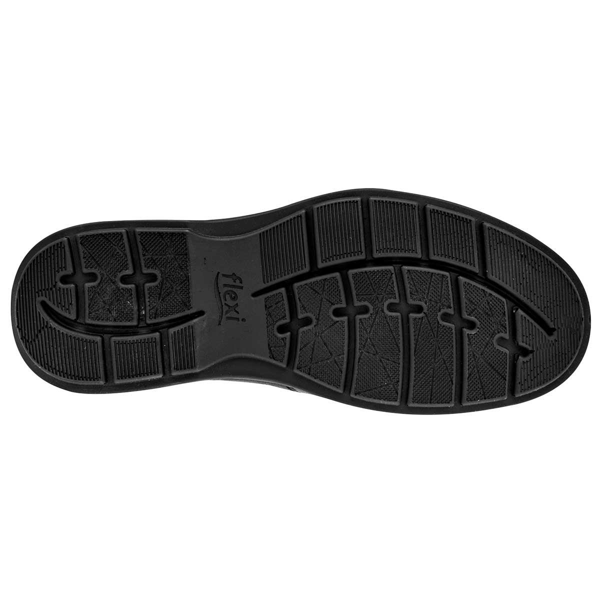 Zapatos confort y diabetico Exterior Piel Color Negro Para Hombre De Flexi