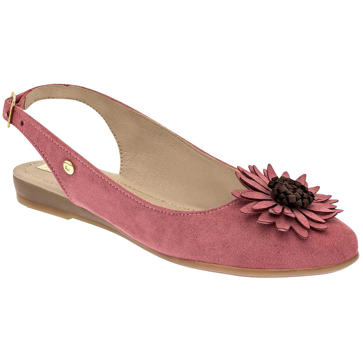 Flats Exterior Piel sintética Color Rosa Para Mujer De Moramora