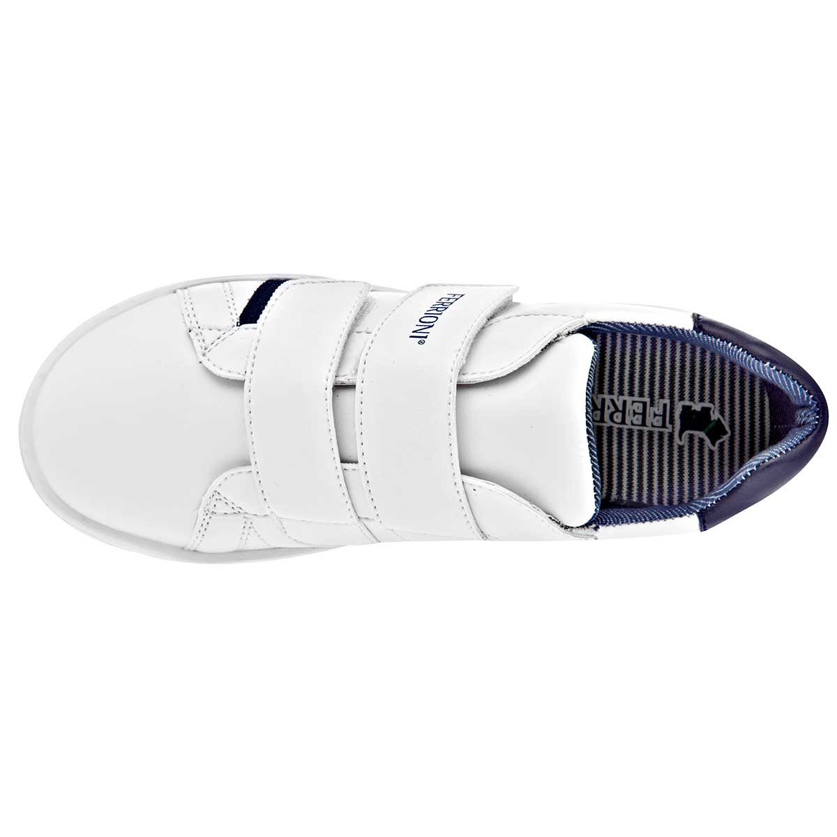 Tenis urbanos Exterior Sintético Color Blanco Con Marino Para Mujer De Ferrioni