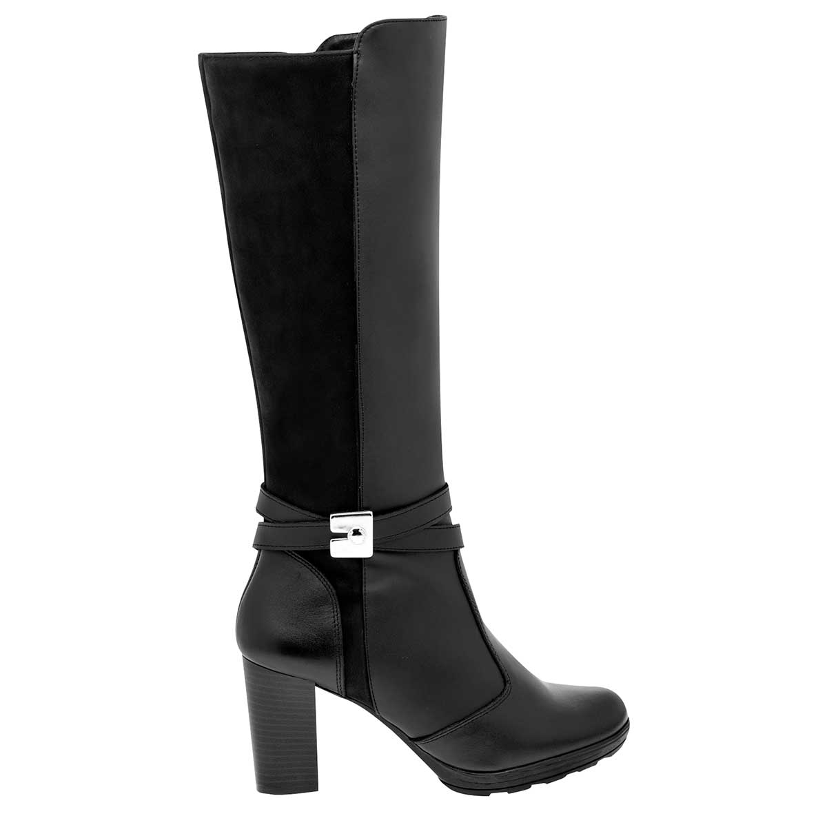 Botas altas Exterior Piel Color Negro Para Mujer De RBCOLLECTION