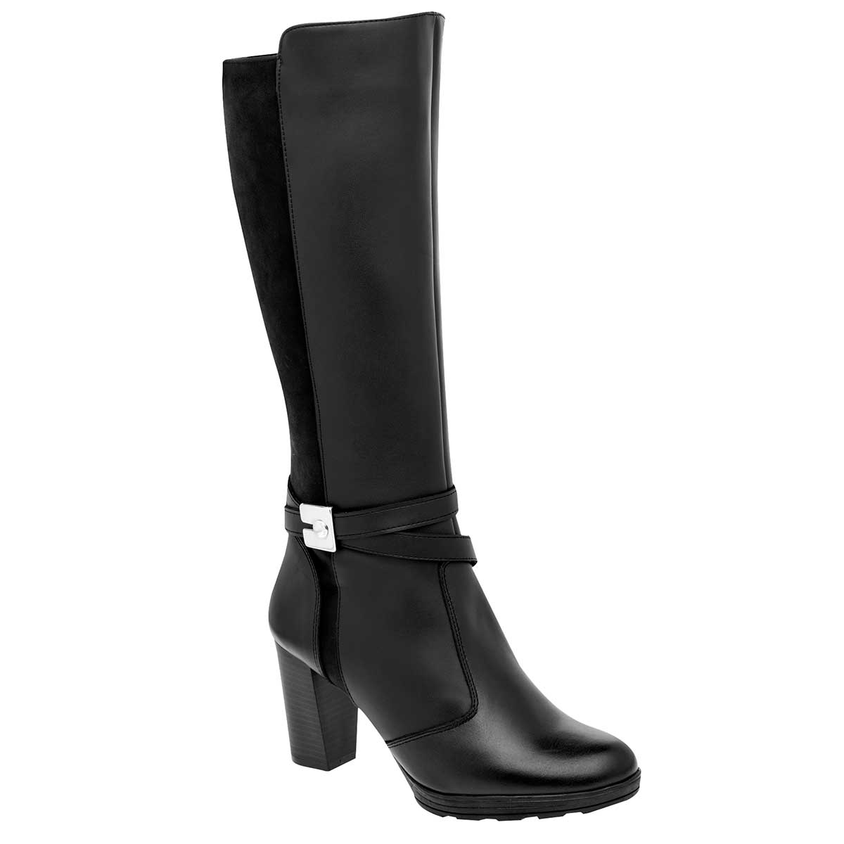 Botas altas Exterior Piel Color Negro Para Mujer De RBCOLLECTION