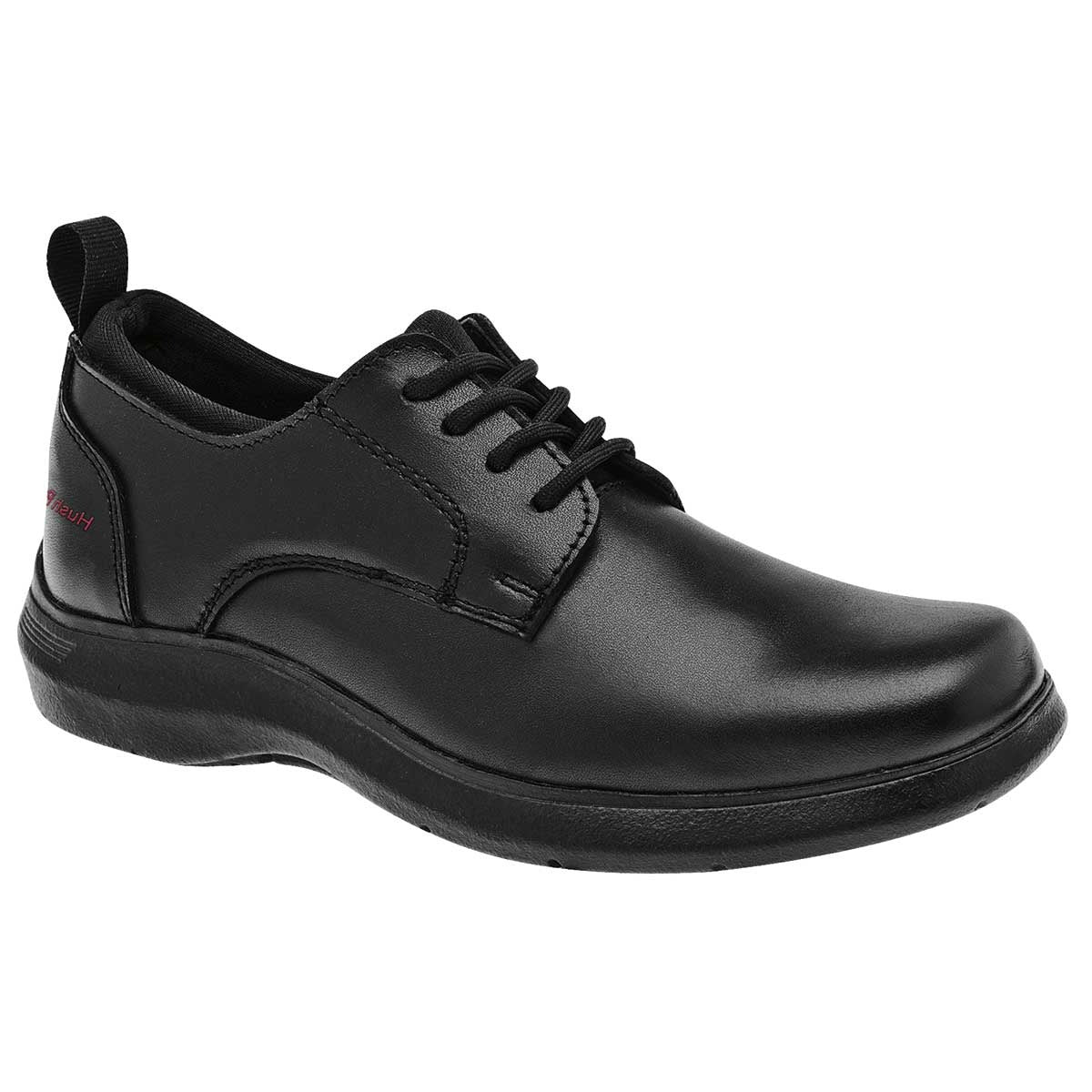 Zapatos escolares Exterior Piel Color Negro Para Niño De Hush Puppies Kids