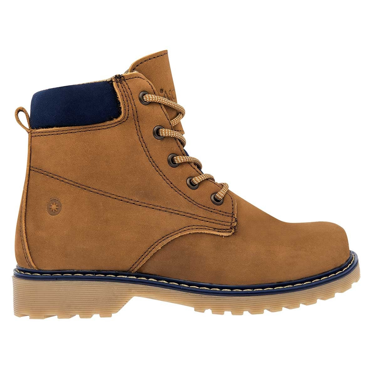 Botas casuales Exterior Piel-Textil Color Camel Para Mujer De Moramora