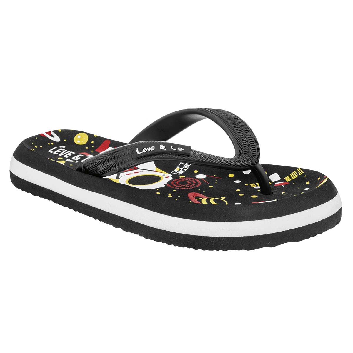 Sandalias Exterior Sintético Color Negro Para Niño De Jacome