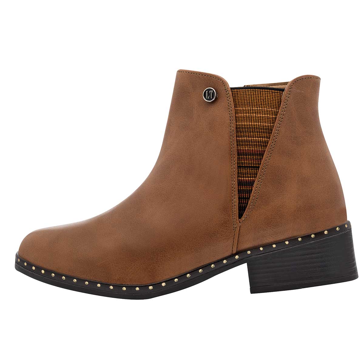 Botas tipo western Exterior Sintético Color Camel Para Mujer De RBCOLLECTION