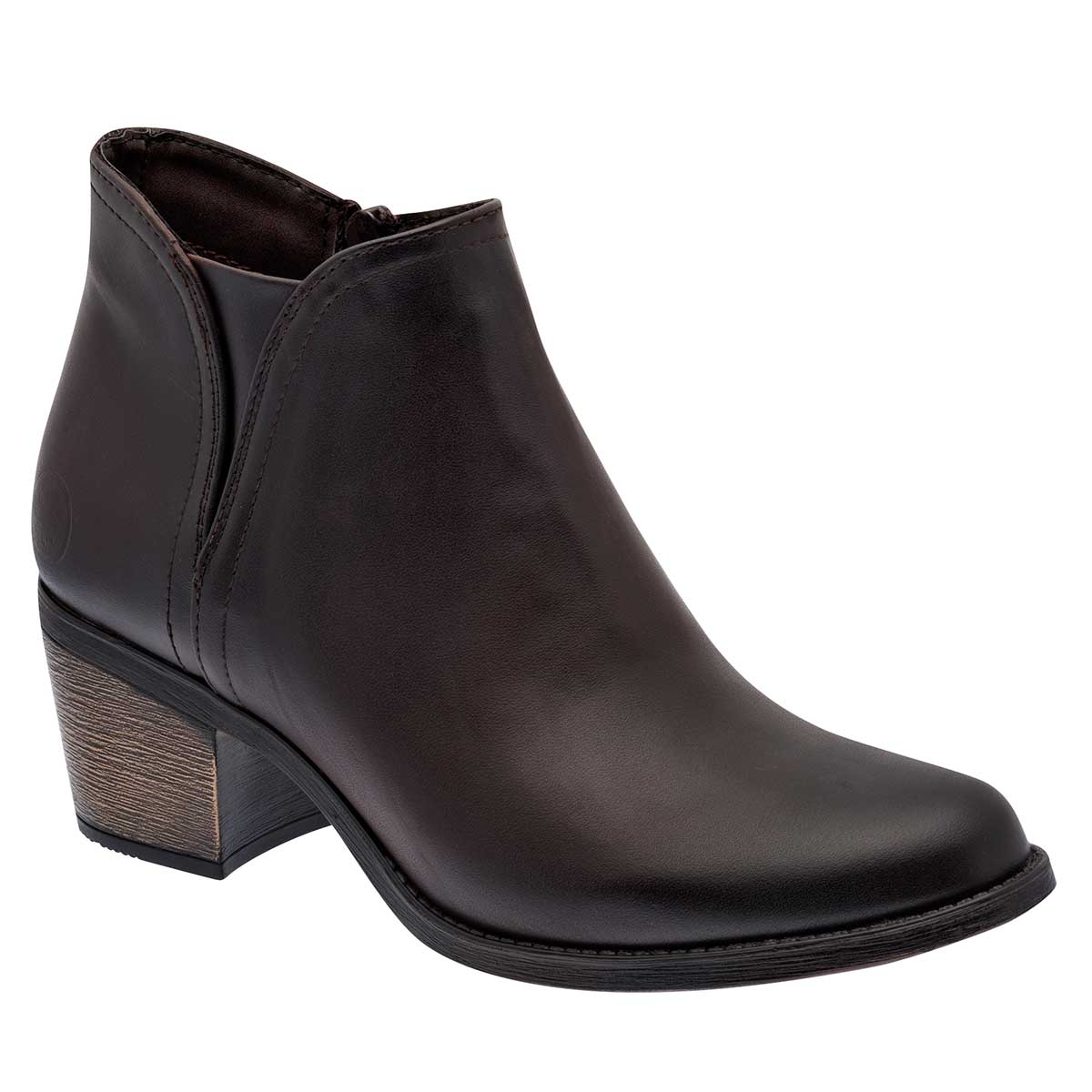 Botas tipo western Exterior Sintético Color Café Para Mujer De Moramora