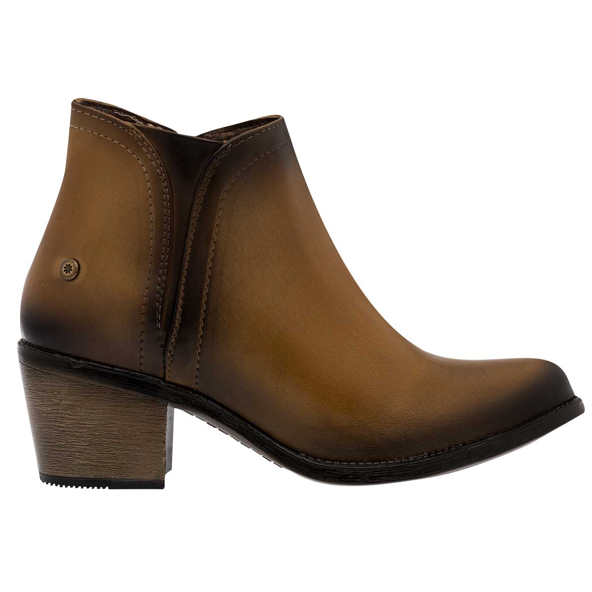 Botas tipo western Exterior Sintético Color Camel Para Mujer De Moramora