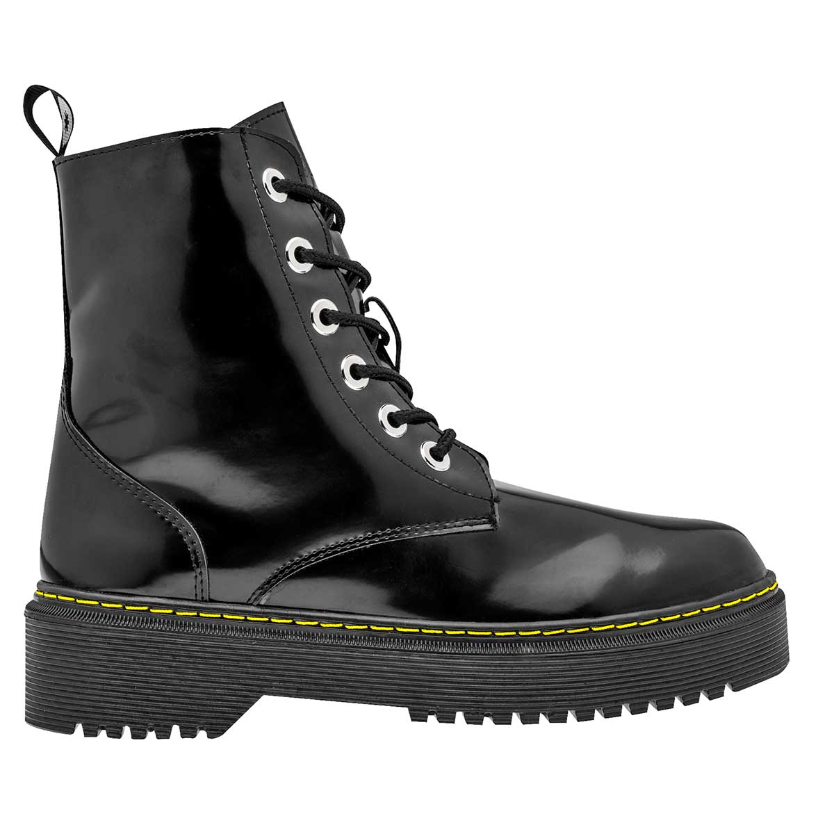 Botas casuales Exterior Sintético Color Negro De Charol Para Mujer De Moramora