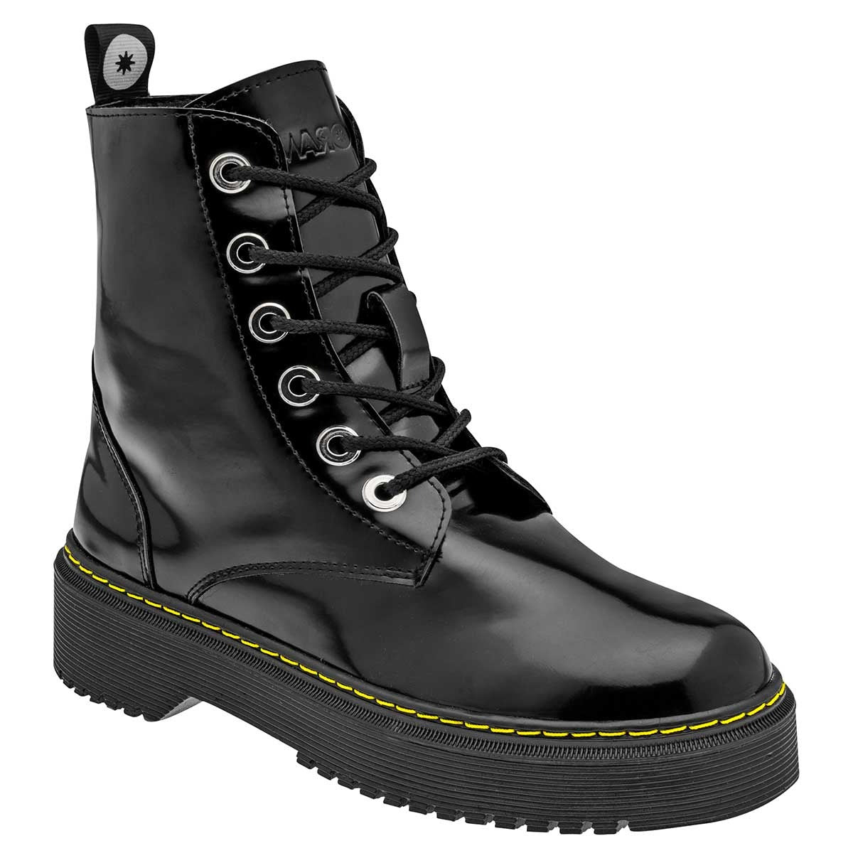 Botas casuales Exterior Sintético Color Negro De Charol Para Mujer De Moramora