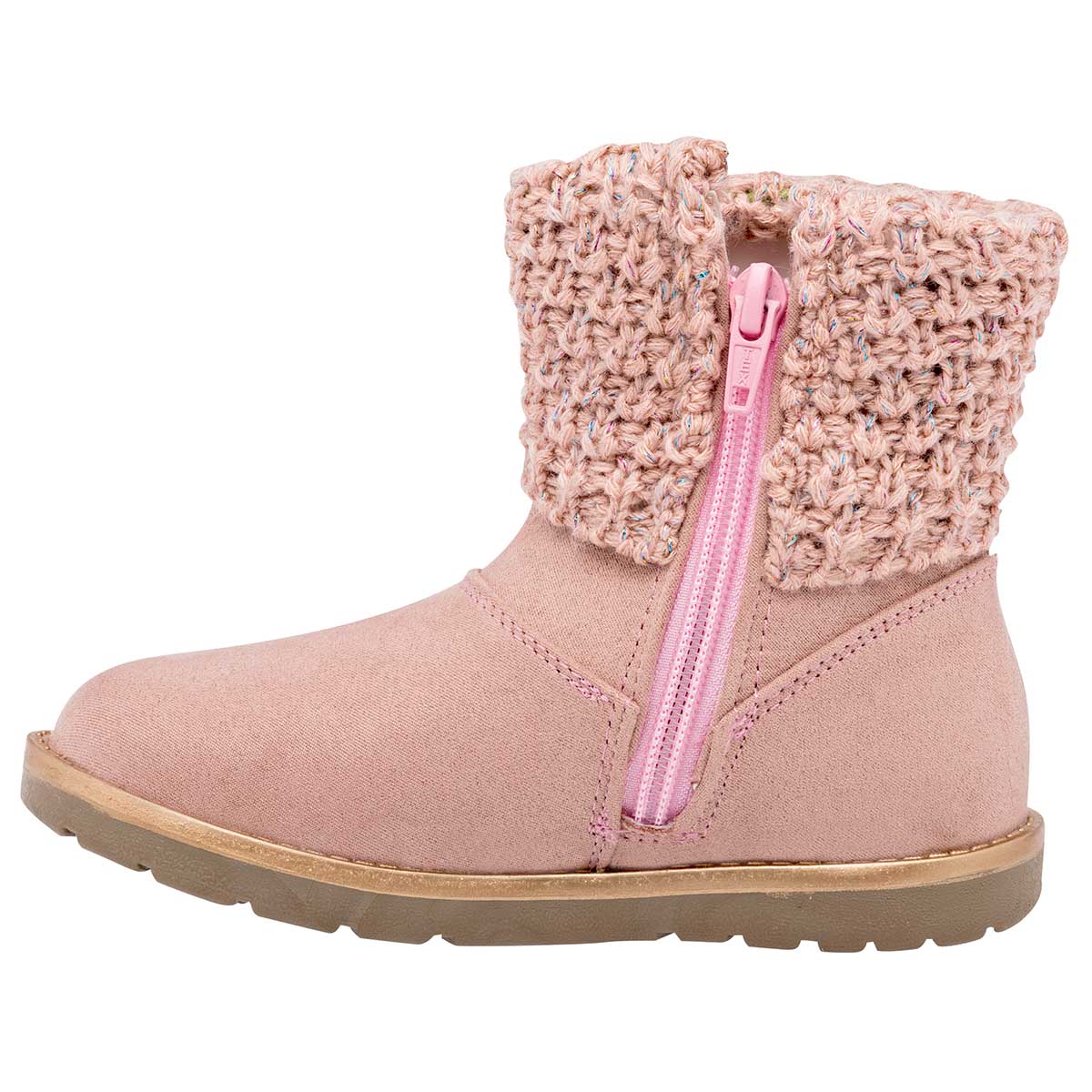 Botas Exterior Sintético Color Rosa Para Niña De Tropicana