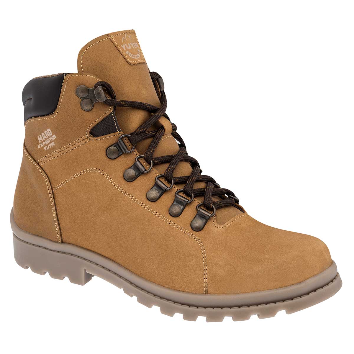 Botas casuales Exterior Piel Color Amarillo Para Mujer De Yuyin