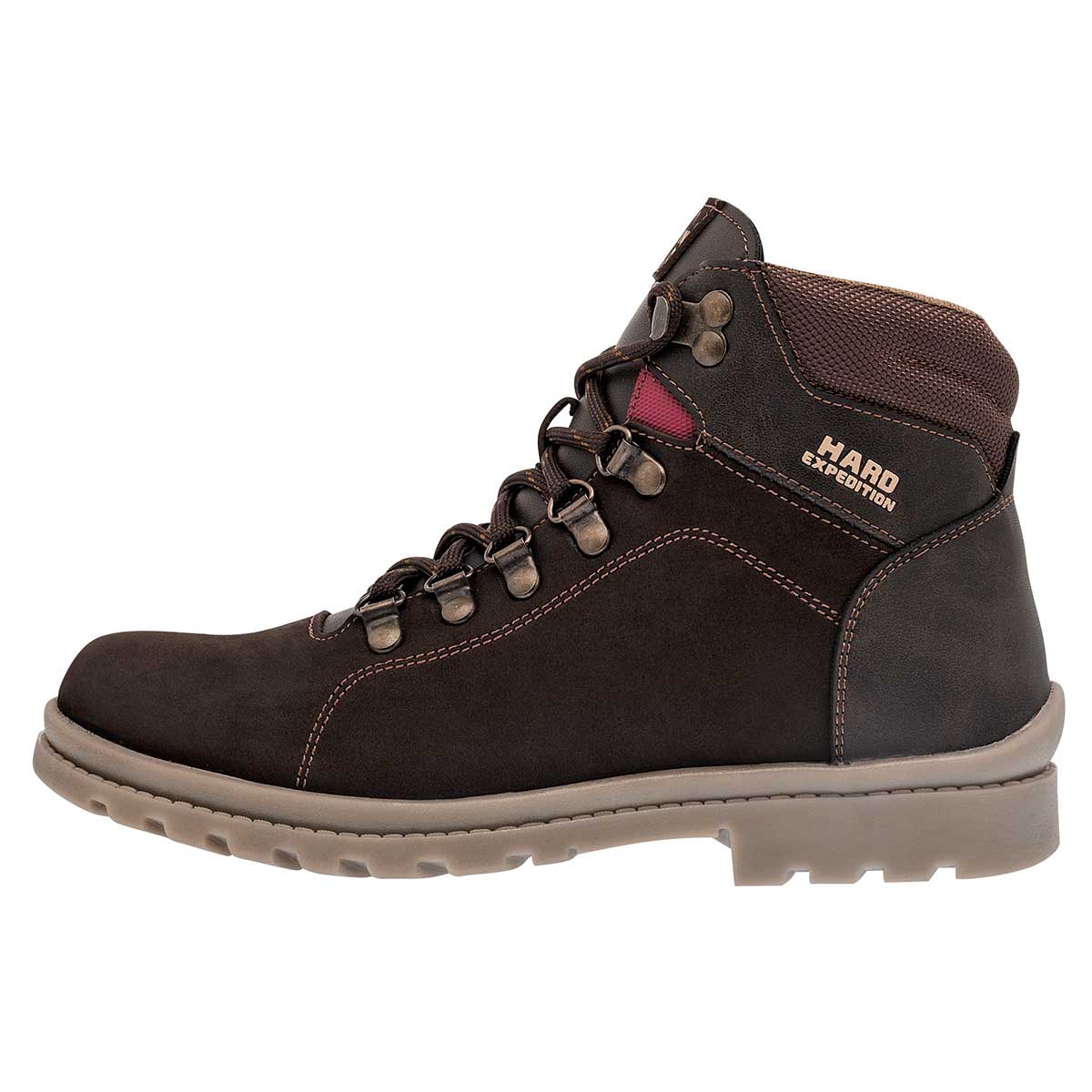 Botas casuales Exterior Piel Color Café Para Mujer De Yuyin