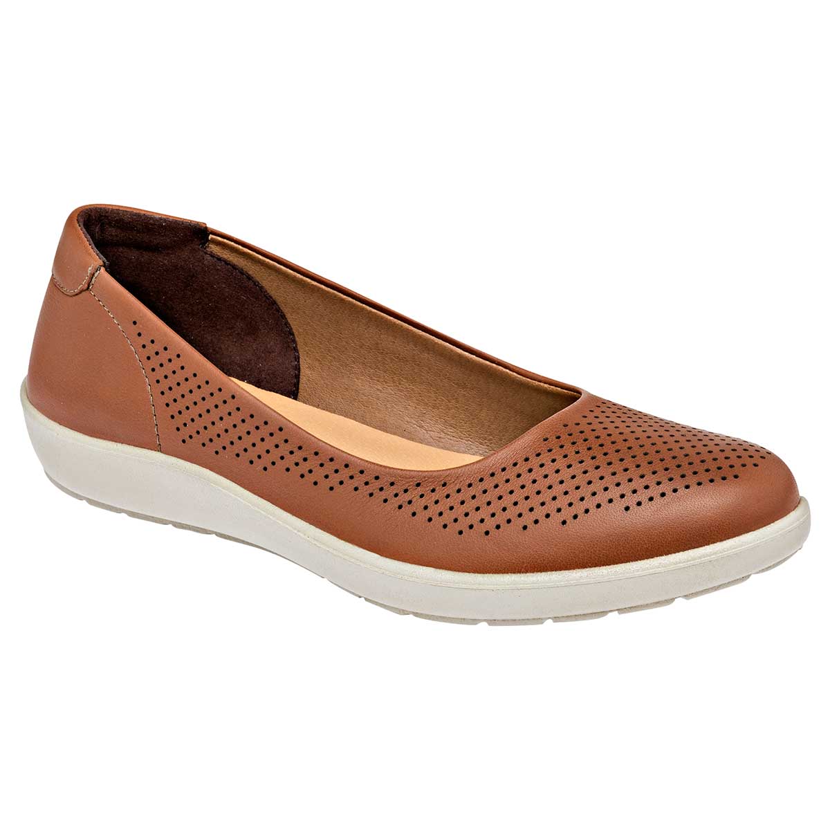 Zapatos casuales Exterior Piel Color Café Para Mujer De Flexi