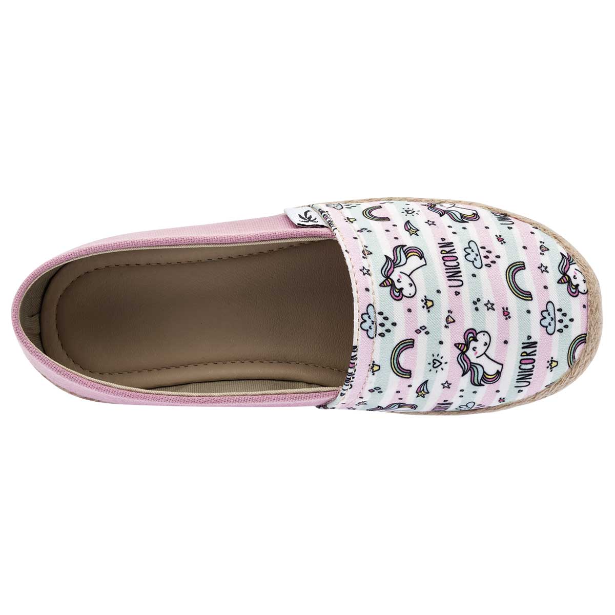 Flats Exterior Textil Color Rosa Para Niña De Baha Club