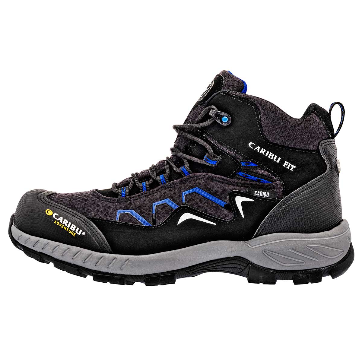 Botas hiking Exterior Sintético Color Negro Para Hombre De Caribu