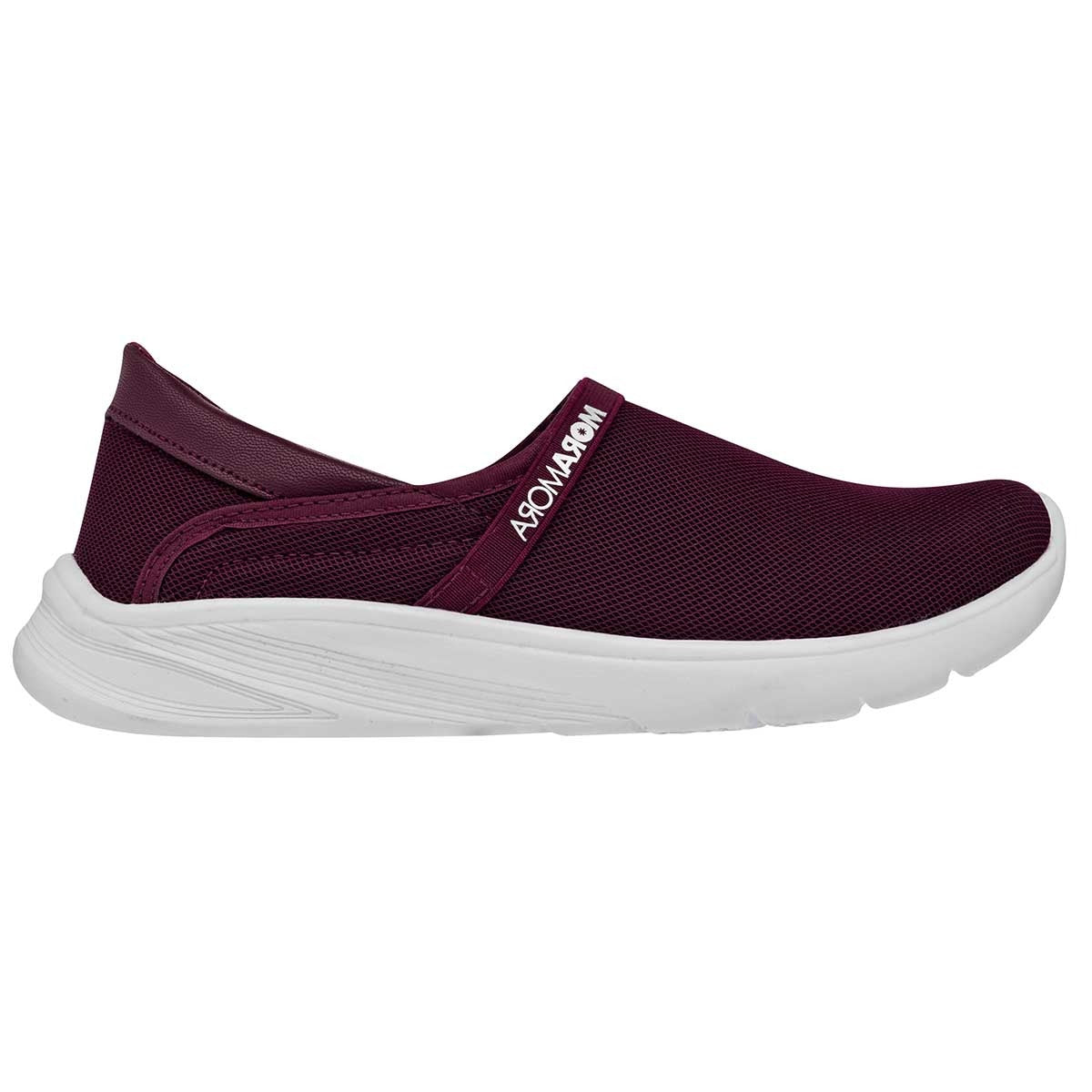 Tenis urbanos Exterior Textil Color Vino Para Mujer De Moramora