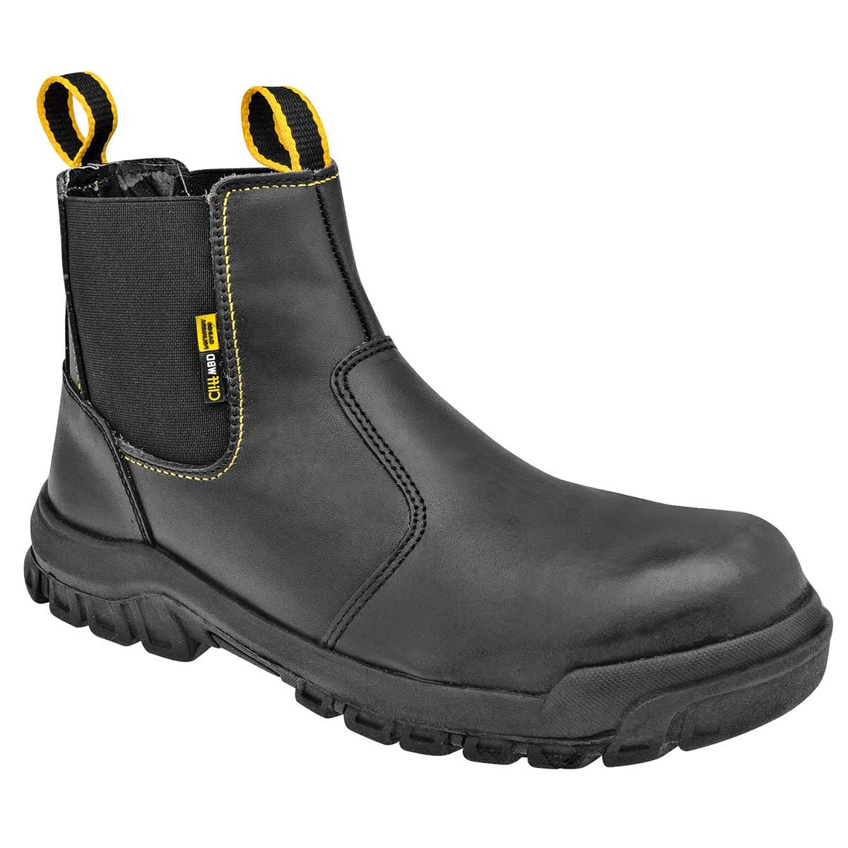 Botas industriales Exterior Piel-Textil Color Negro Para Hombre De Cliff